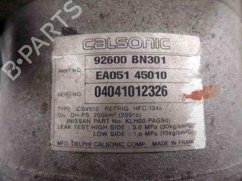 AC compressor NISSAN ALMERA TINO (V10) 2.2 dCi | BP167624M34 