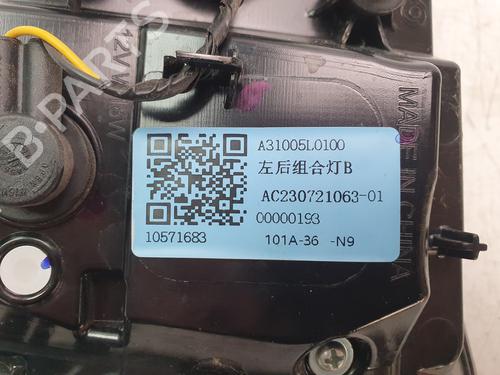 Venstre baklys, luke MG MG ZS SUV (AZS1) 1.5 VTi | BP30551253C79