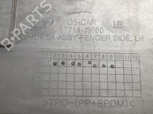 Front left wheel arch trim HYUNDAI KONA (OS, OSE, OSI)  | BP27834057C134 
