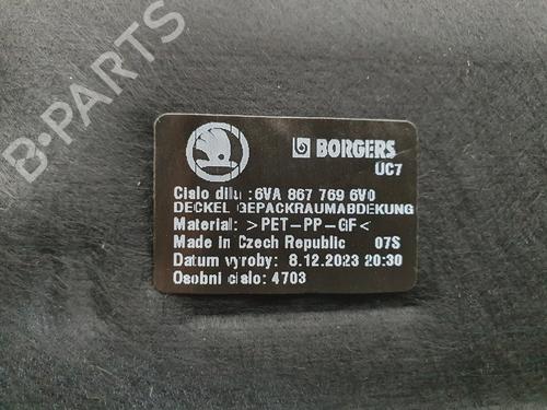 Rear parcel shelf SKODA FABIA IV (PJ3) 1.0 MPI | BP36596787C85 - Image 2