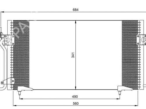 AC radiator CITROËN ZX (N2)  | BP2685229M32 
