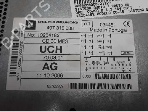 Radio OPEL CORSA D (S07)  | BP2706155E6 