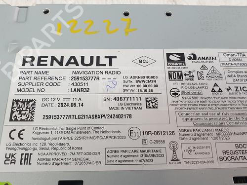 Radio RENAULT CAPTUR II (HF_) TCe 90 (HFM6) | BP32492413E6