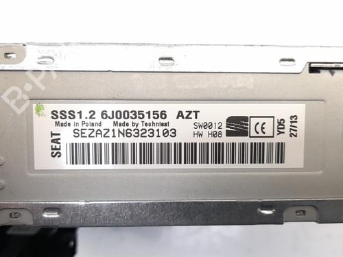Radio SEAT IBIZA IV (6J5, 6P1)  | BP7478597E6 