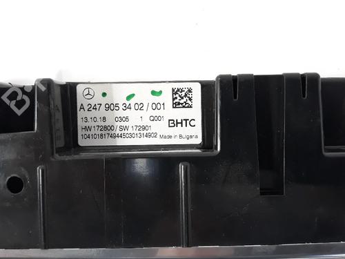 Climate control MERCEDES-BENZ A-CLASS (W177) A 200 d (177.012) | BP9719897I5 