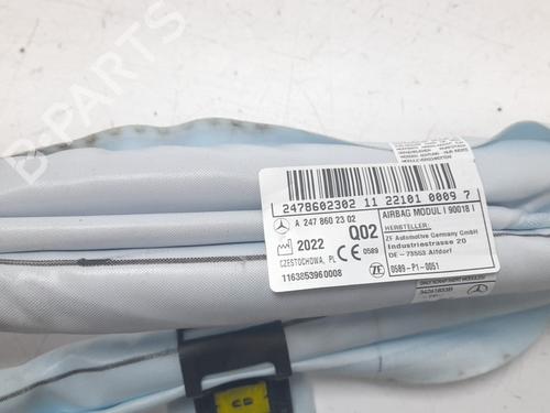 Right curtain airbag MERCEDES-BENZ B-CLASS Sports Tourer (W247) B 200 d (247.012) | BP25477601C12 