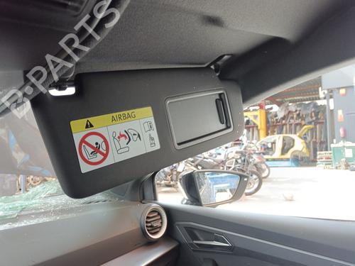 Højre solskærm SEAT IBIZA V (KJ1, KJG) 1.0 TSI (95 hp) 28111738