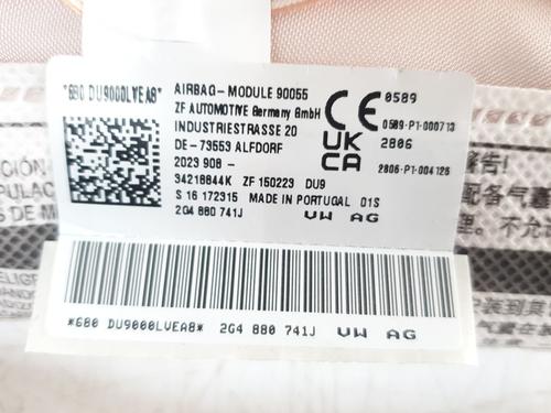 Left curtain airbag VW POLO VI (AW1, BZ1, AE1) 1.0 TSI | BP24811607C11 
