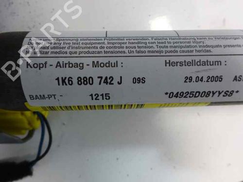 Right curtain airbag VW GOLF V (1K1) 1.9 TDI | BP376041C12 