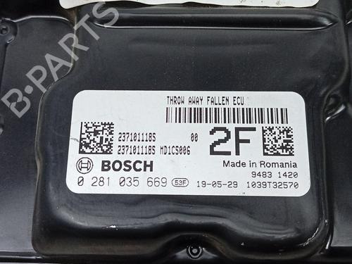 Engine control unit (ECU) RENAULT MEGANE IV Hatchback (B9A/M/N_) 1.5 Blue dCi 115 (B9A6) | BP38725492M57 - Image 3