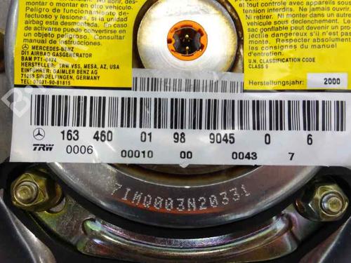 Driver airbag MERCEDES-BENZ M-CLASS (W163) ML 270 CDI (163.113) | BP1216276C9