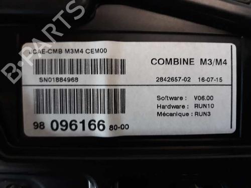 Instrument cluster CITROËN C-ELYSEE (DD_)  | BP1241007C47 