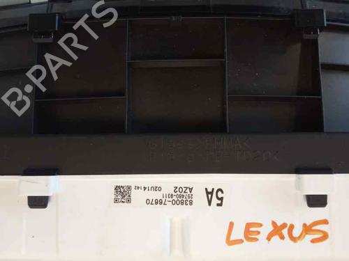 Instrument cluster LEXUS CT (ZWA10_) 200h (ZWA10_) | BP4492364C47 