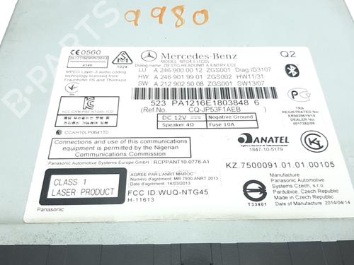 Electronic module MERCEDES-BENZ B-CLASS Sports Tourer (W246, W242)  | BP8666511M83 
