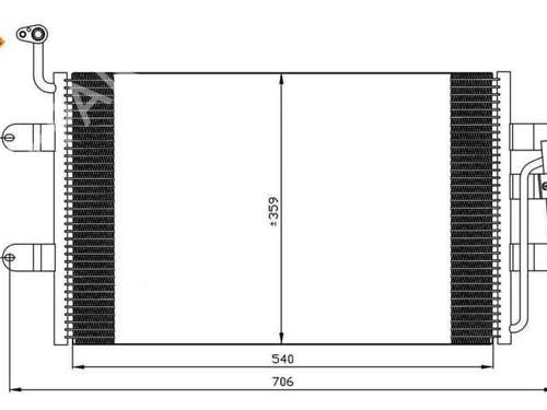 AC radiator SKODA OCTAVIA I (1U2) 1.9 TDI | BP187497M32 