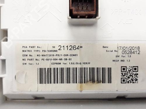 Instrument cluster PEUGEOT 208 I (CA_, CC_)  | BP9744415C47 
