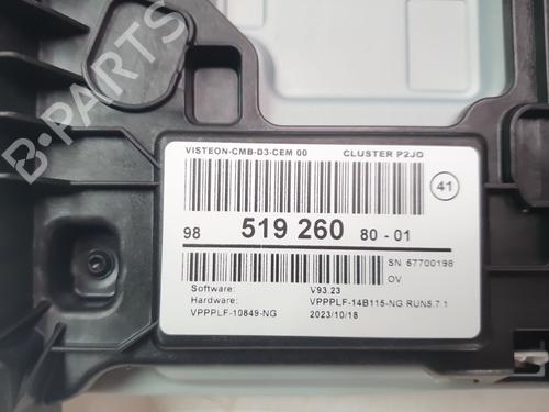 Instrument cluster OPEL CORSA F (P2JO) 1.2 (68) | BP26392650C47 