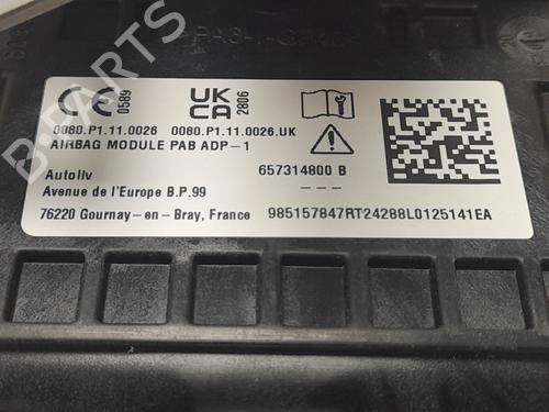 Passenger airbag DACIA DUSTER (HM_) 1.0 TCe 100 4x4 (HMMT) | BP33246485C10 - Image 3