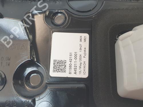 Right tailgate light TOYOTA RAV 4 V (_A5_, _H5_) 2.5 Hybrid AWD (AXAH54) | BP29625694C80 