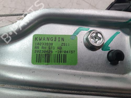 Rear right window mechanism MG MG ZS SUV (AZS1)  | BP23891976C25 