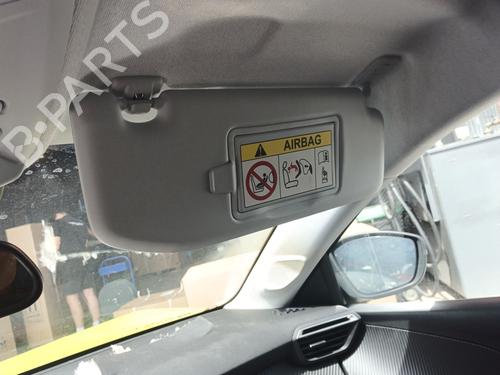 Used Right sun visor PEUGEOT 208 II (UB_, UP_, UW_, UJ_) 1.2 PureTech 100 (101 hp) 28378345
