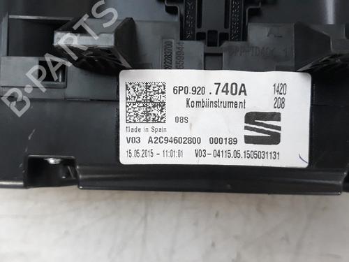 Instrument cluster SEAT IBIZA IV SC (6J1, 6P5) 1.2 TSI | BP9092626C47 