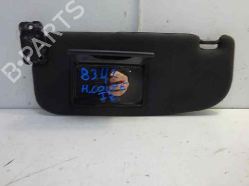 Used Left sun visor HYUNDAI COUPE II (GK) 2.0 GLS (143 hp) 1607263