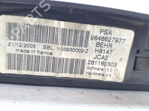 Climate control PEUGEOT 307 (3A/C) 1.6 HDi | BP28108021I5 
