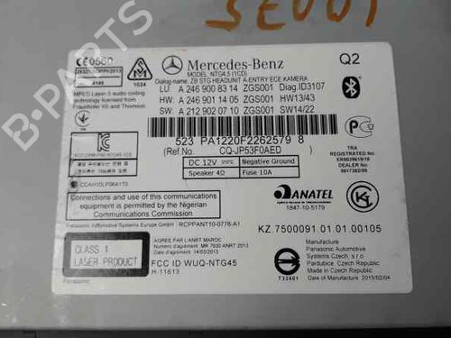 Electronic module MERCEDES-BENZ A-CLASS (W176) A 180 CDI / d (176.012) | BP5955643M83 