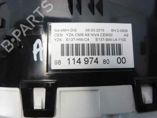 Instrument cluster PEUGEOT 2008 I (CU_) 1.6 HDi | BP324639C47 