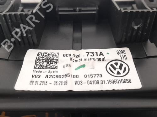 Instrument cluster VW POLO V (6R1, 6C1) 1.4 TDI | BP11801409C47