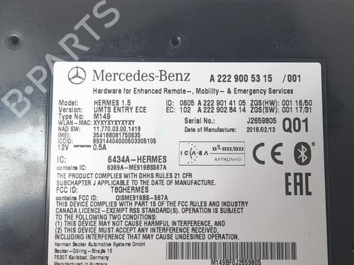 Modulo electronico MERCEDES-BENZ CLA Coupe (C117) CLA 200 CDI / d (117.308) (136 hp) 29113677