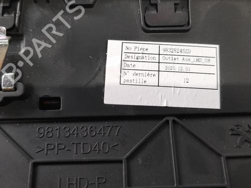 Air vent PEUGEOT 508 I (8D_) 2.0 BlueHDi 180 | BP24888363I21 