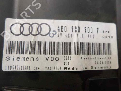 Instrument cluster AUDI A8 D3 (4E2, 4E8) 4.0 TDI quattro | BP323535C47 