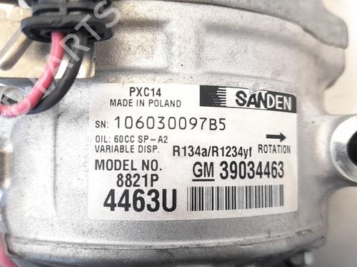AC compressor OPEL ASTRA K (B16) | BP7527584M34