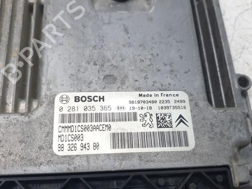 Engine control unit (ECU) PEUGEOT RIFTER 1.5 BlueHDi 100 | BP27407803M57