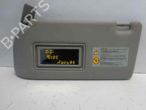 Used Left sun visor NISSAN NAVARA NP300 (D40) 2.5 dCi 4WD (D40TT, D40T, D40M, D40BB) (190 hp) 1608069