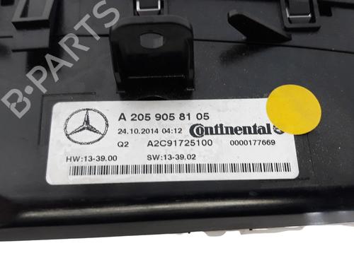Climate control MERCEDES-BENZ C-CLASS (W205) C 220 BlueTEC / d (205.002, 205.004) | BP7530099I5 