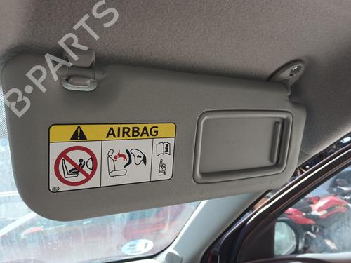 Used Right sun visor TOYOTA YARIS (_P21_, _PA1_, _PH1_) 1.5 (MXPA11) (125 hp) 29020459