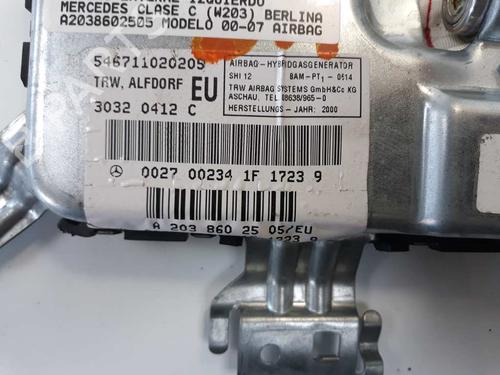 Venstre sete kollisjonspute MERCEDES-BENZ C-CLASS (W203) C 200 CDI (203.004) | BP1289938C13 