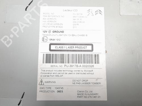 Radio PEUGEOT 508 SW I (8E_) 2.0 BlueHDi 150 | BP11358416E6 