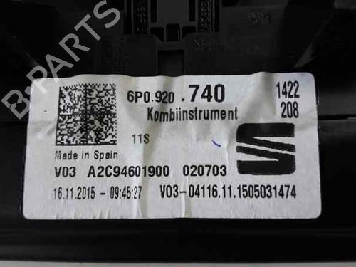 Instrument cluster SEAT IBIZA IV SC (6J1, 6P5) 1.2 TSI | BP4556467C47