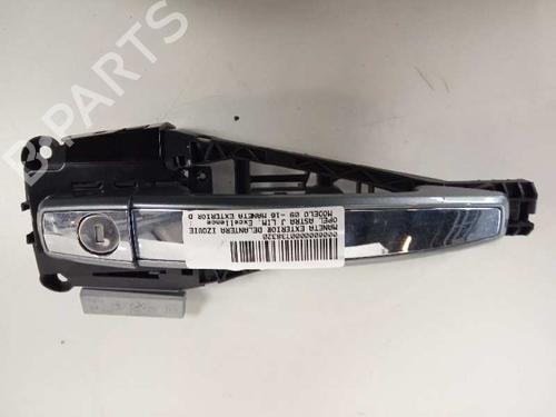 Used Front left exterior door handle OPEL ASTRA J (P10) 2.0 CDTI (68) (165 hp) 2678844