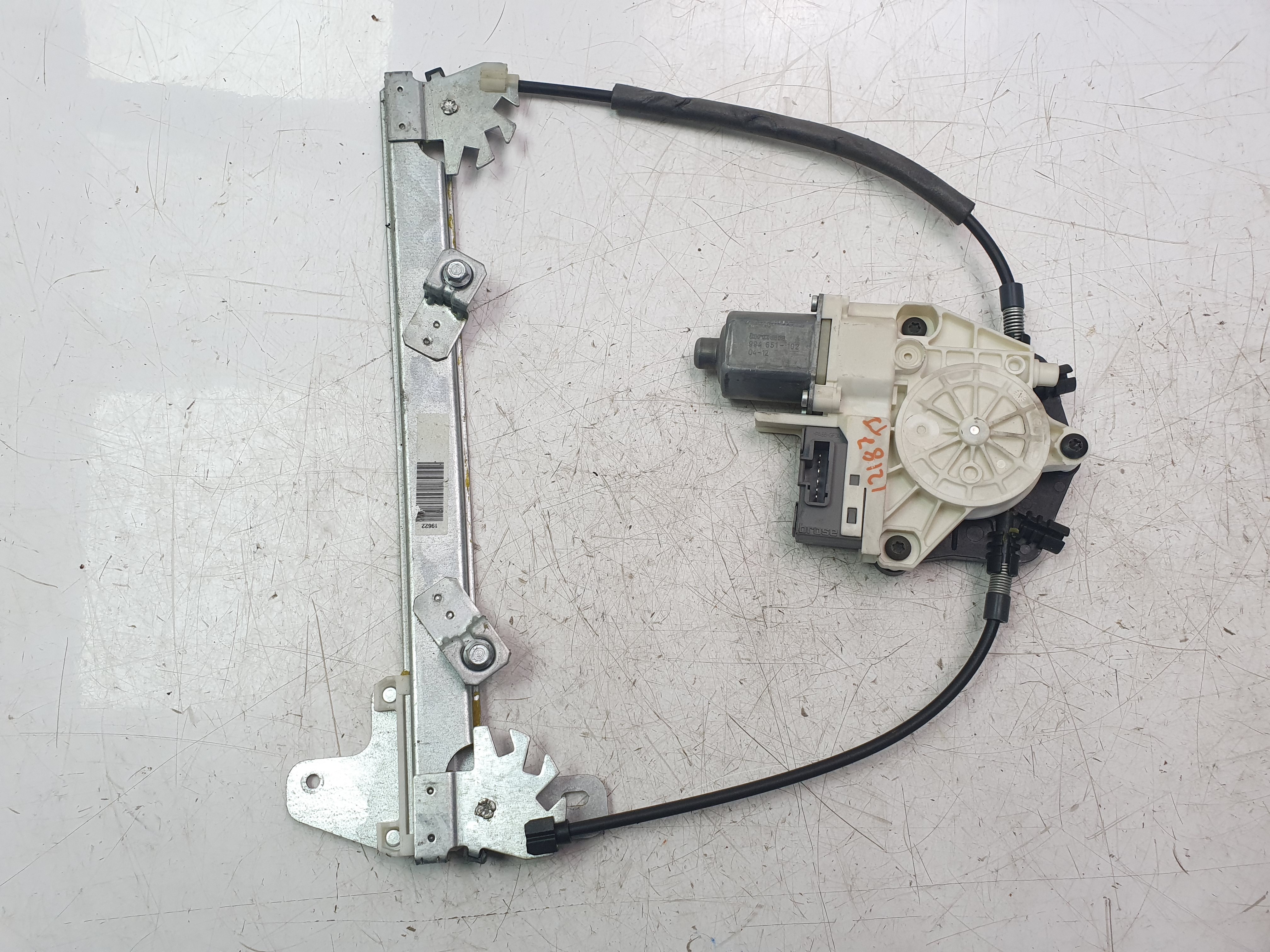 Rear left window mechanism PEUGEOT 407 (6D_) 2.0 HDi 135 (6DRHRH ...