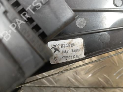 Used Rear right window mechanism Rear right window mechanism PEUGEOT 5008 II (MC_, MJ_, MR_, M4_) 1.5 BlueHDi 130 (MCYHZJ, MCYHZR, MCYHZX) (131 hp) 31067343 31067343