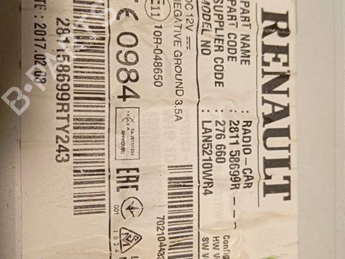 Display RENAULT CLIO IV (BH_) 1.5 dCi 90 | BP28338196C48 