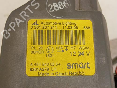 Left headlight SMART FORFOUR (454) 1.5 (454.032) | BP28345584C28 