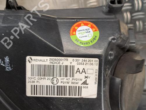 Left headlight RENAULT MEGANE III Hatchback (BZ0/1_, B3_) 1.5 dCi (BZ09, BZ0D, BZ1W, BZ29, BZ14) | BP37661531C28 - Image 3