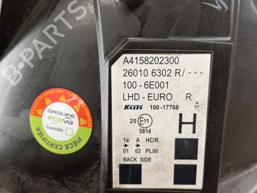 Right headlight MERCEDES-BENZ CITAN Box Body/MPV (W415) 109 CDI (415.601, 415.603, 415.605) | BP29466401C29 