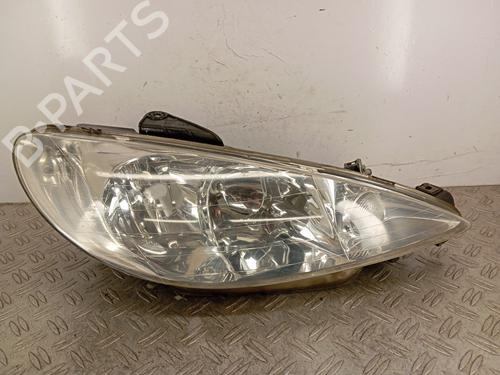Used Right headlight PEUGEOT 206 SW (2E/K) 2.0 HDi (90 hp) 31341251